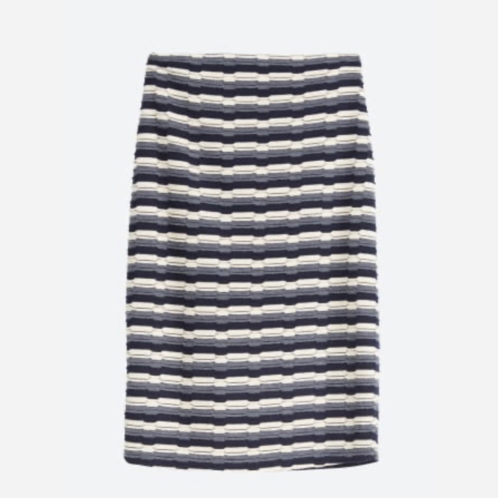 PAPERMOON Taluca Striped Pencil Skirt - Navy